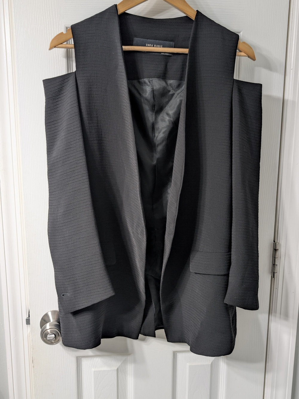 Zara Cold Shoulder Blazer